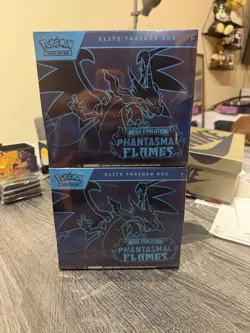 Pokemon TCG Mega Evolution Phantasmal Flames Elite Trainer Box Factory Sealed #2 - Image 1