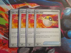 4x Ultra Ball - 131/132 - ME01: Mega Evolution (MEG) Pokemon Playset x4 - Image 1
