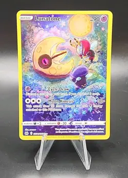 Pokemon Lunatone GG11 Sword & Shield Crown Zenith Galarian Gallery Ultra Rare A1 - Image 1