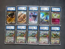 Pokemon Graded Bundle Of Slabs Lot Of 10 AEY - Image 1