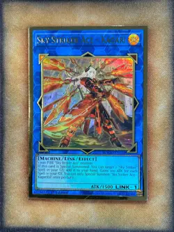 Yugioh Sky Striker Ace - Kagari MAGO-EN038 Gold Rare Alt Art 1st Ed NM - Image 1