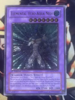Yugioh: Elemental Hero Aqua Neos - POTD-EN031 - Ultimate Rare - 1st Edition MP - Image 1