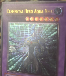 Yugioh: Elemental Hero Aqua Neos - POTD-EN031 - Ultimate Rare - 1st Edition MP - Image 3
