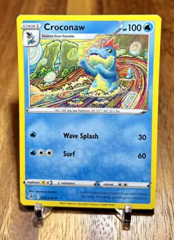 Croconaw 056/264 Non Holo Uncommon Fusion Strike Pokemon Card NM - Image 1