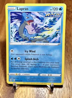 Lapras 054/264 Non Holo Fusion Strike Pokemon Card NM - Image 1