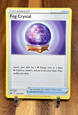 Fog Crystal 140/198 Non Holo SWSH Chilling Reign Trainer Item Pokemon Card NM - Image 1