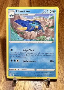 Clawitzer 075/264 Non Holo Uncommon Fusion Strike Pokemon Card NM - Image 1