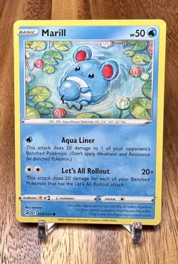 Marill 058/264 Non Holo Common Fusion Strike Pokemon Card NM - Image 1