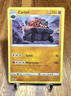 Carkol 079/163 Non Holo Battle Styles Pokemon Card NM - Image 1