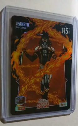 Bo Jackson Battle Arena Jeanetic #BF-145 First Edition Rookie Inspired Fire Card - Image 1