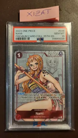 One Piece Nami Premium Card Collection 25th Edition #016 PSA 10 - Image 1