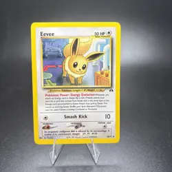Eevee 38/75 Neo Discovery Uncommon Pokemon Vintage Card - NM -j - Image 1