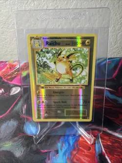 Raichu 36/108 Evolutions Reverse Holo Pokemon Near Mint Sleeved Card Saver Clean - Image 1