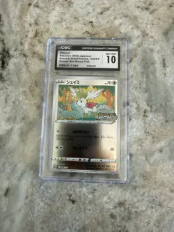 CGC Graded 10 Gem Mint Shaymin 326/S-P Bonus pack promo Pokemon Card - Image 1