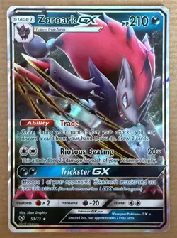Zoroark GX 53/73 - Shining Legends - Pokemon Card - Near Mint - Image 1