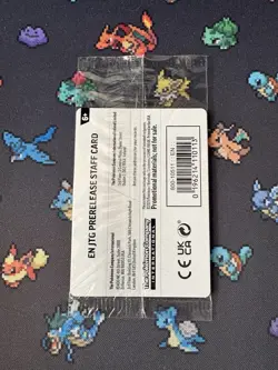 Pokemon Journey Together Scarlet & Violet STAFF Promo Cards SEALED - Image 2