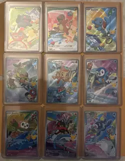 Pokemon 2026 First Partner Illustration Collection Series 1 - Promo Set -9 Cards - Image 1