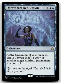 Extravagant Replication MTG Foundations 154 Rare NM - Image 1