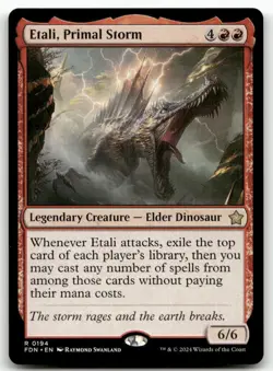 Etali, Primal Storm MTG Foundations 194 Rare NM - Image 1
