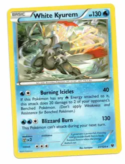 Pokemon Card: White Kyurem 21/124 Fates Collide Set Rare! NM - Image 1