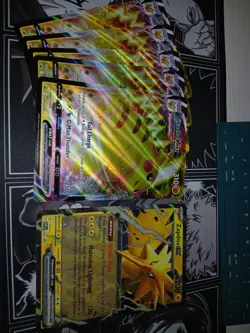 Lot Of 6 Jumbo Pokemon Black Star Promo Cards 5 Pikachu VMAX & 1 Zapdos EX - Image 1
