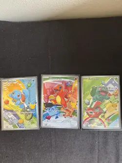Pokemon TCG First Partner Illustration Collection Series 1 Kanto GEN 1 Starters - Image 1