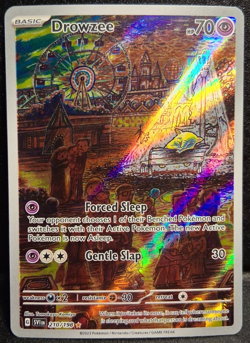 Pokemon TCG Drowzee Illustration Rare Holo Scarlet & Violet Base Set - Image 1