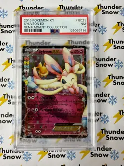 Sylveon EX Generations Radiant Collection #RC21 2016 Pokemon XY PSA 7 - Image 1