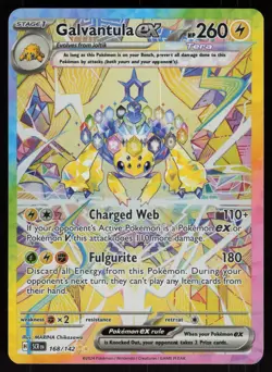 Galvantula ex 168/142 Special Illustration Rare Stellar Crown Pokemon - Image 1