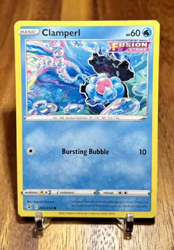 Clamperl 065/264 Non Holo Common Fusion Strike Pokemon Card NM - Image 1