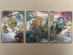 Pokemon 2026 First Partner Illustration Collection Series 1 Promos Set 40-42 - Image 1