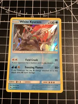Pokemon 2018 Lost Thunder White Kyurem 63/214 Holo Rare NM - Image 1