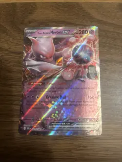 Pokemon TCG Team Rocket’s Mewtwo ex 81/182 Destined Rivals Double Rare *NM* - Image 1