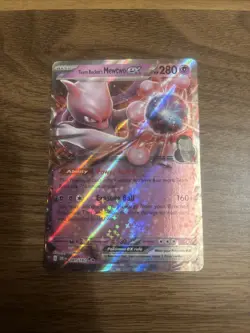 Pokemon TCG Team Rocket’s Mewtwo ex 81/182 Destined Rivals Double Rare *NM* - Image 2