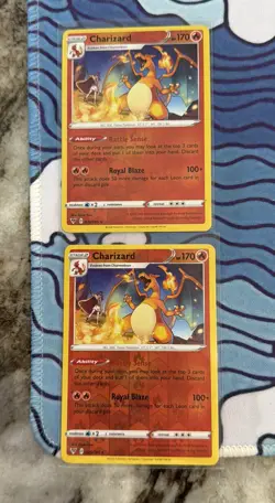 Pokemon TCG Charizard Reverse Holo Rare 025/185 Vivid Voltage Battle Sense Roya… - Image 1