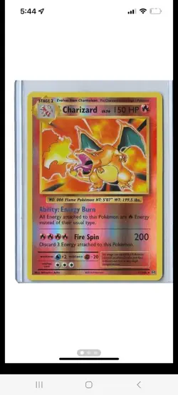 Pokemon TCG XY Evolutions Charizard Holo Rare 11/108 - Image 1