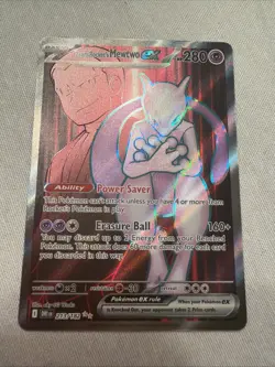 Pokemon TCG Team Rockets Mewtwo EX 213/182 Ultra Rare Destined Rivals - Image 1