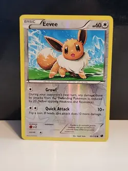 Eevee - 89/116 - Pokemon 2013 Plasma Freeze Reverse Holo - MP - Image 1