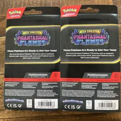 Pokemon TCG Phantasmal Flames - 2x Premium Checklane Blister (Greedent+Magcargo) - Image 4