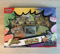 Pokemon TCG Ascended Heroes First Partner Deluxe Pin Collection Box Sealed New - Image 1