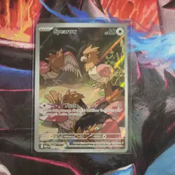 Pokemon TCG Mega Evolutions Spearow 151/132 Illustration Rare NM - Image 1