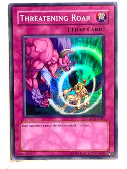 yugioh Threatening Roar CP07-EN003 Super Rare light Played - Image 1