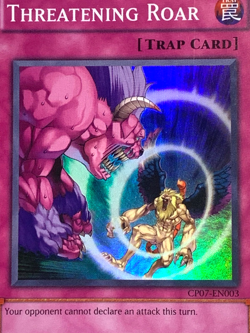 yugioh Threatening Roar CP07-EN003 Super Rare light Played - Image 4