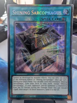 YuGiOh! Shining Sarcophagus MP25-EN005 Starlight Rare 1st Ed - Image 1