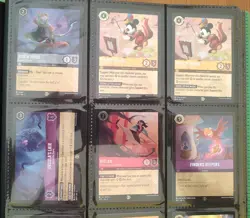 Disney Lorcana DLPC Cold Foil Promo Card Lot of 9 cards - Image 1