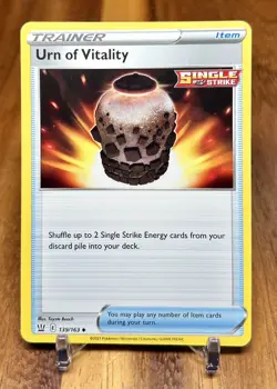 Urn Of Vitality 139/163 Non Holo Battle Styles Pokemon Card NM - Image 1
