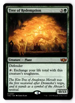 Tree of Redemption 97 Commander: Tarkir: Dragonstorm Normal NM - Image 1