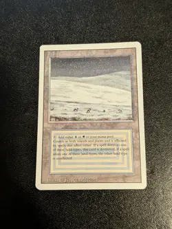 Tundra Revised LP – MTG Dual Land Magic The Gathering - Image 1
