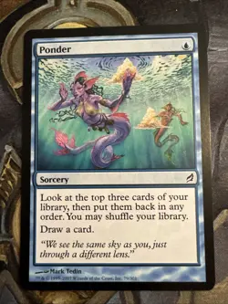 Ponder Lorwyn Regular Magic The Gathering LP - Image 1