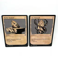 Diamond Mana Rock Artifact Showcase Lot Of 4 MTG Magic the Gathering EDH - Image 4